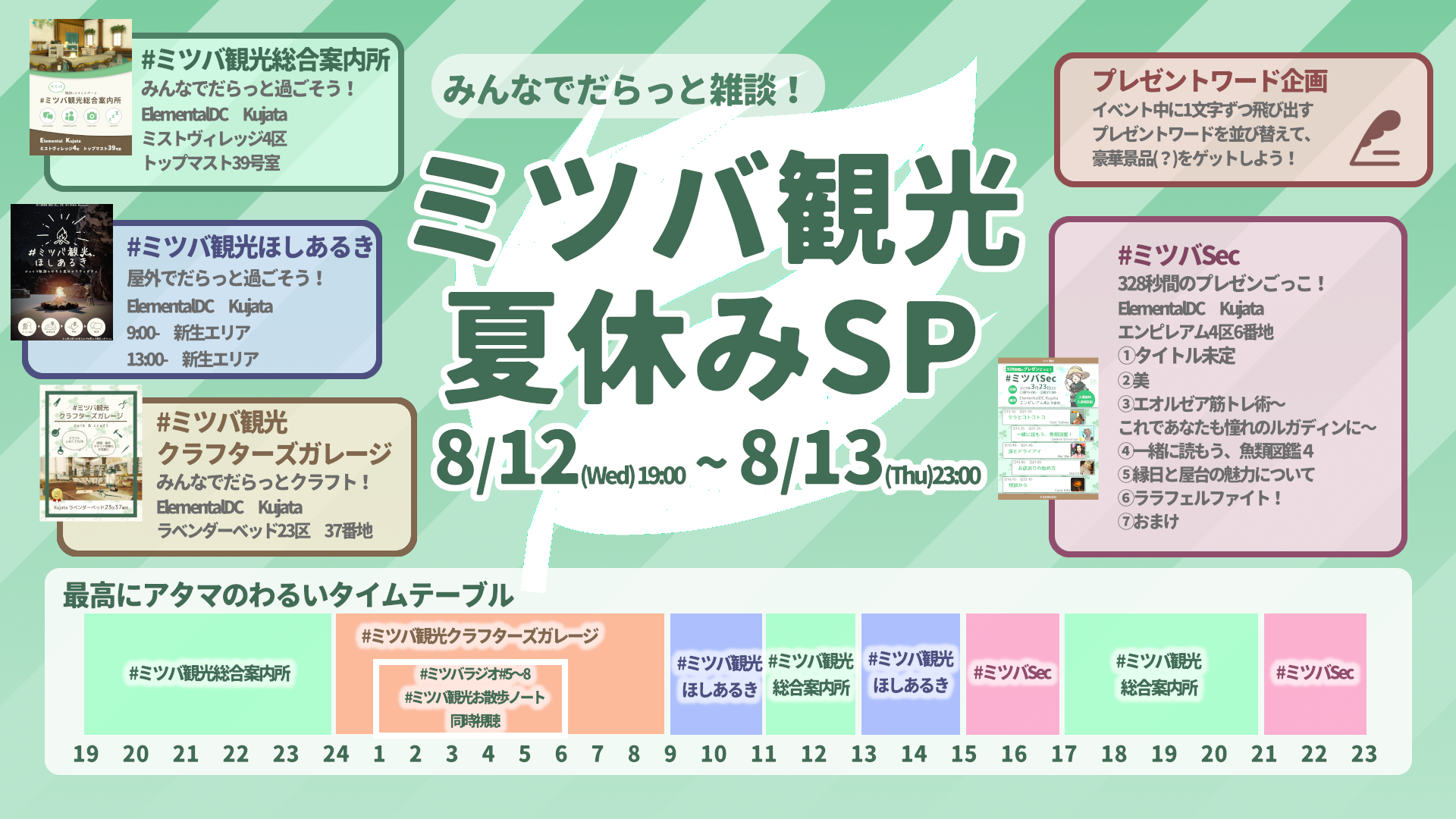 ミツバ観光夏休みSP2026