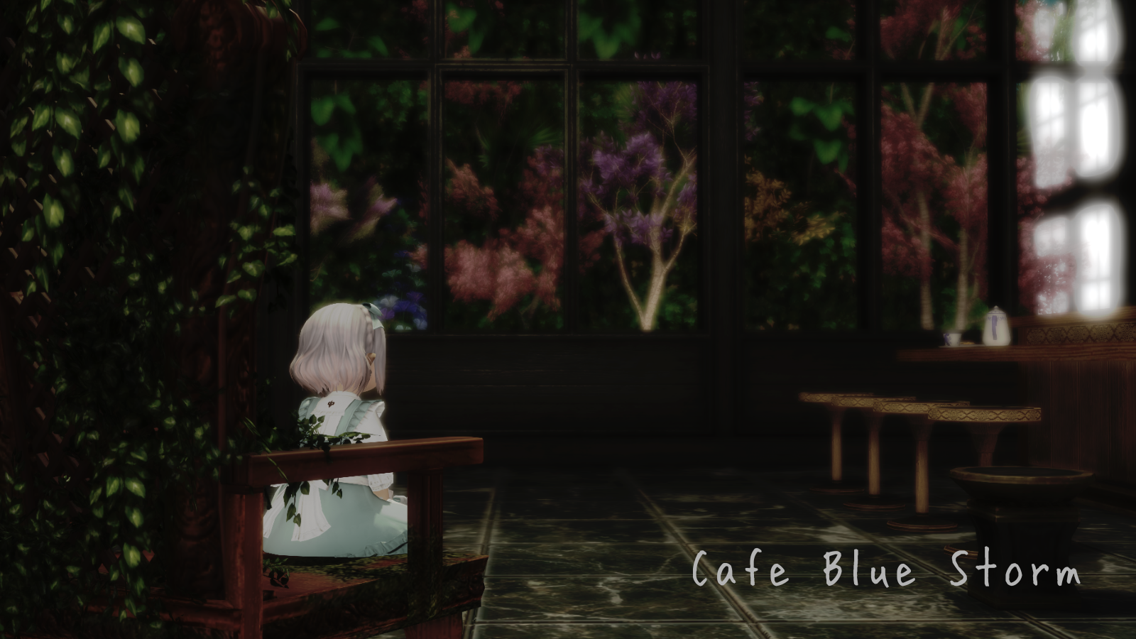 cafe Blue Storm